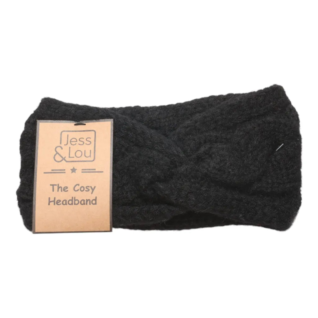 Jess & Lou Cosy Cable Knot Front Headband