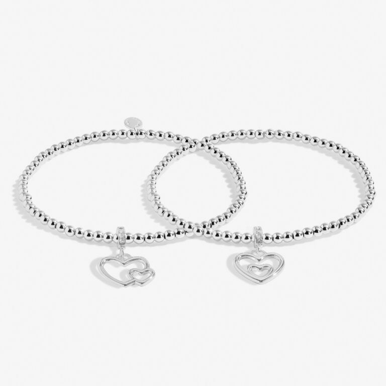 Joma Jewellery “Darling Daughter” Linked Infinity Bracelets