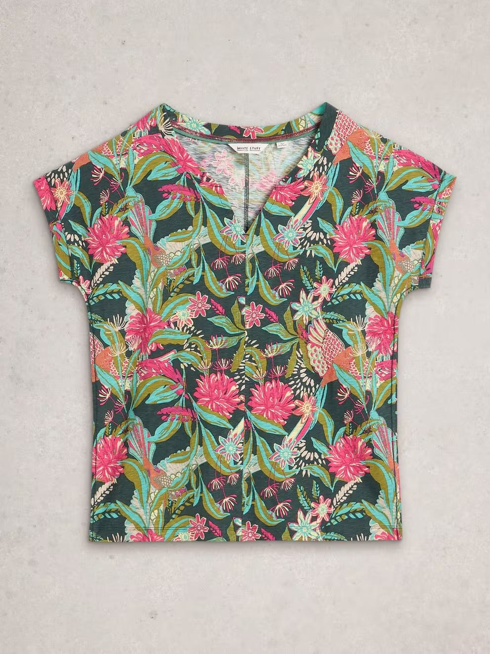 White Stuff Nelly Notch Neck Tee