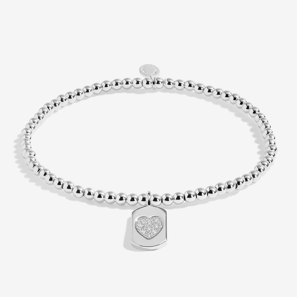 Joma Christmas A Little 'Merry Christmas Lovely Daughter' Bracelet In Silver Plating