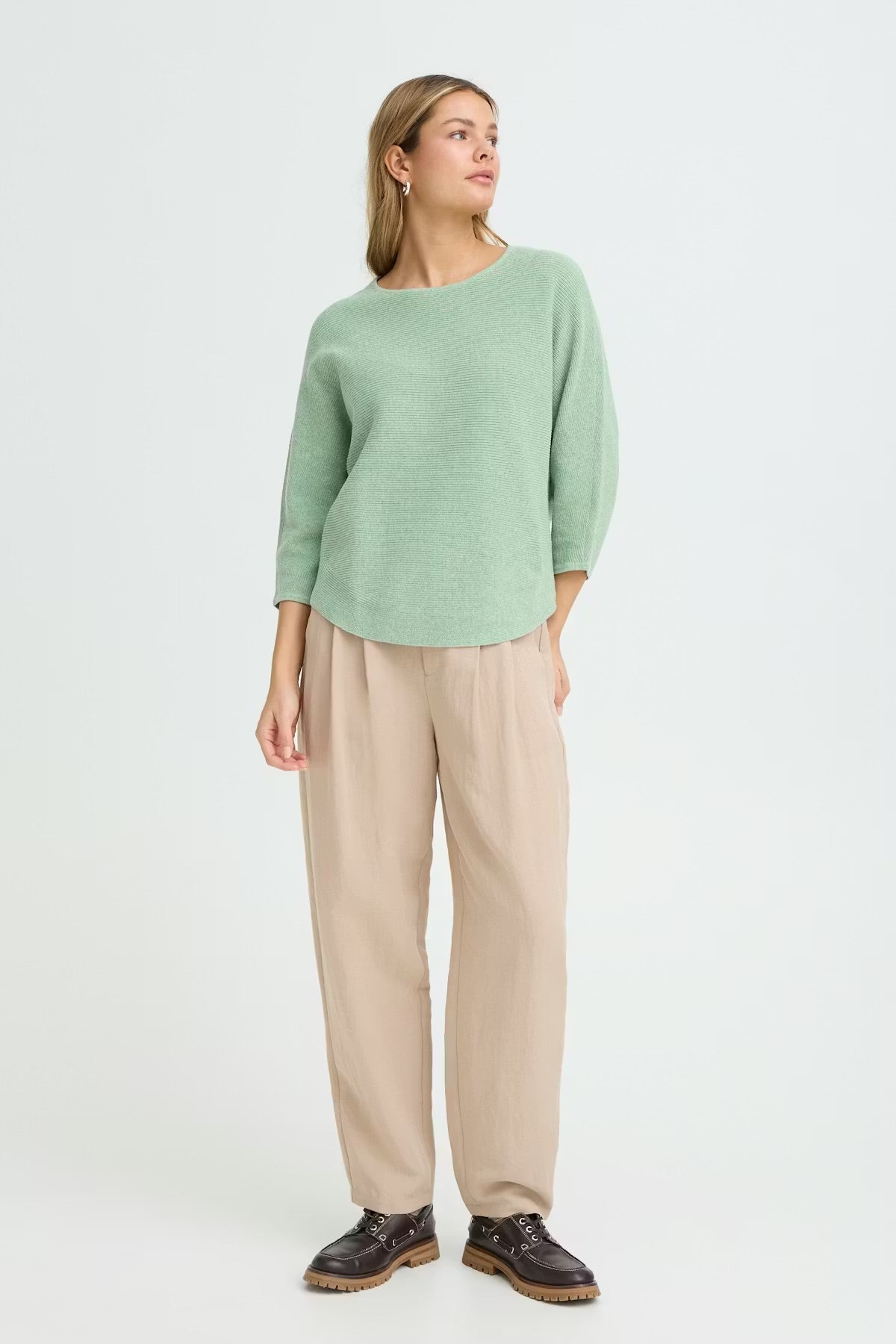 Fransa Frsinja Jumper Green