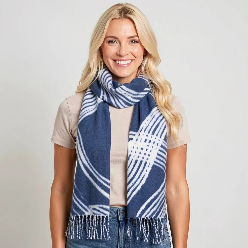 Park Lane Scarf SC1829 China Blue