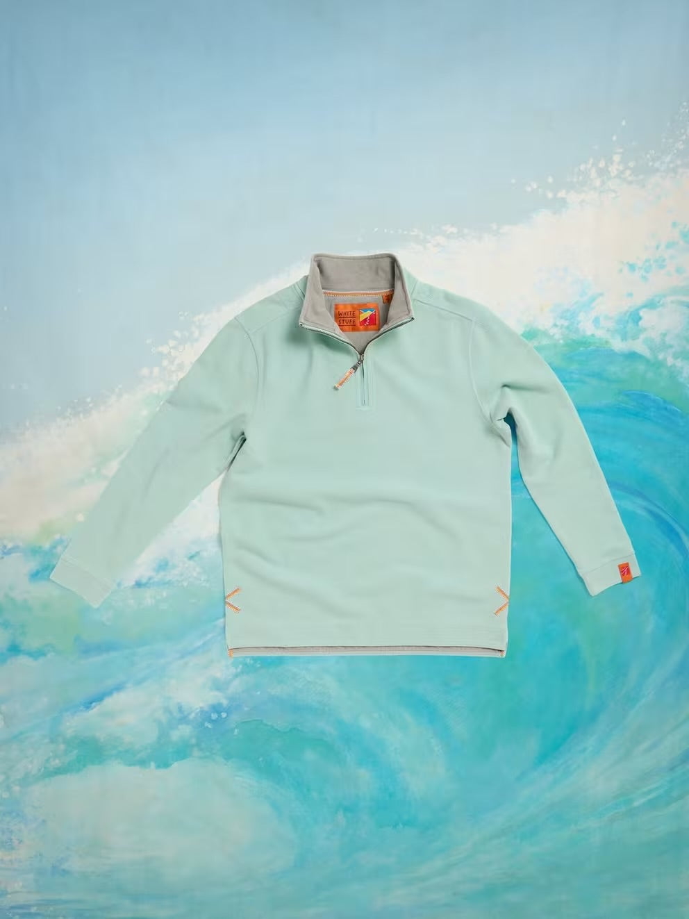 White Stuff Rewind ‘85 Half Zip Sweat