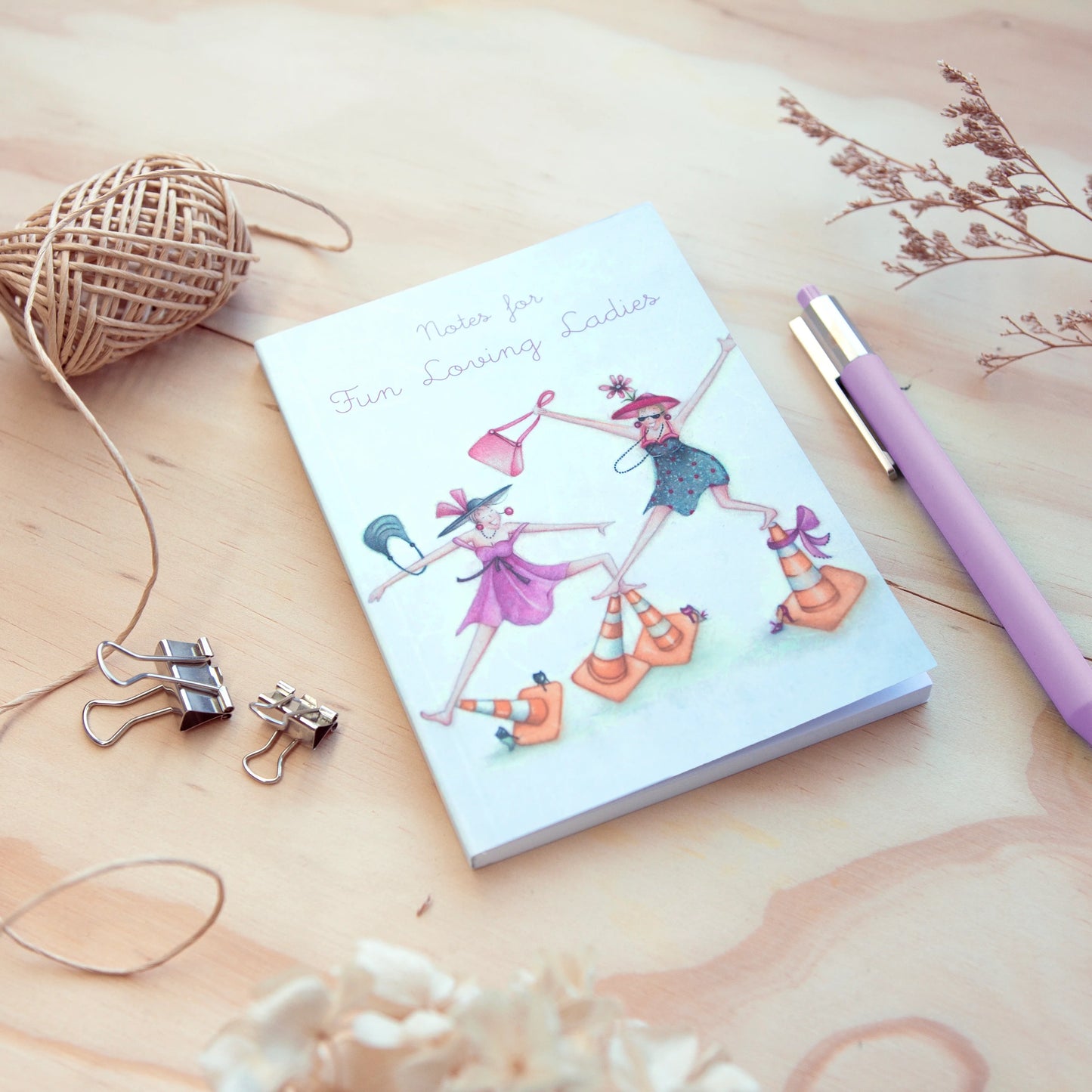 Berni Parker A6 Notebook Notes for Loving Ladies