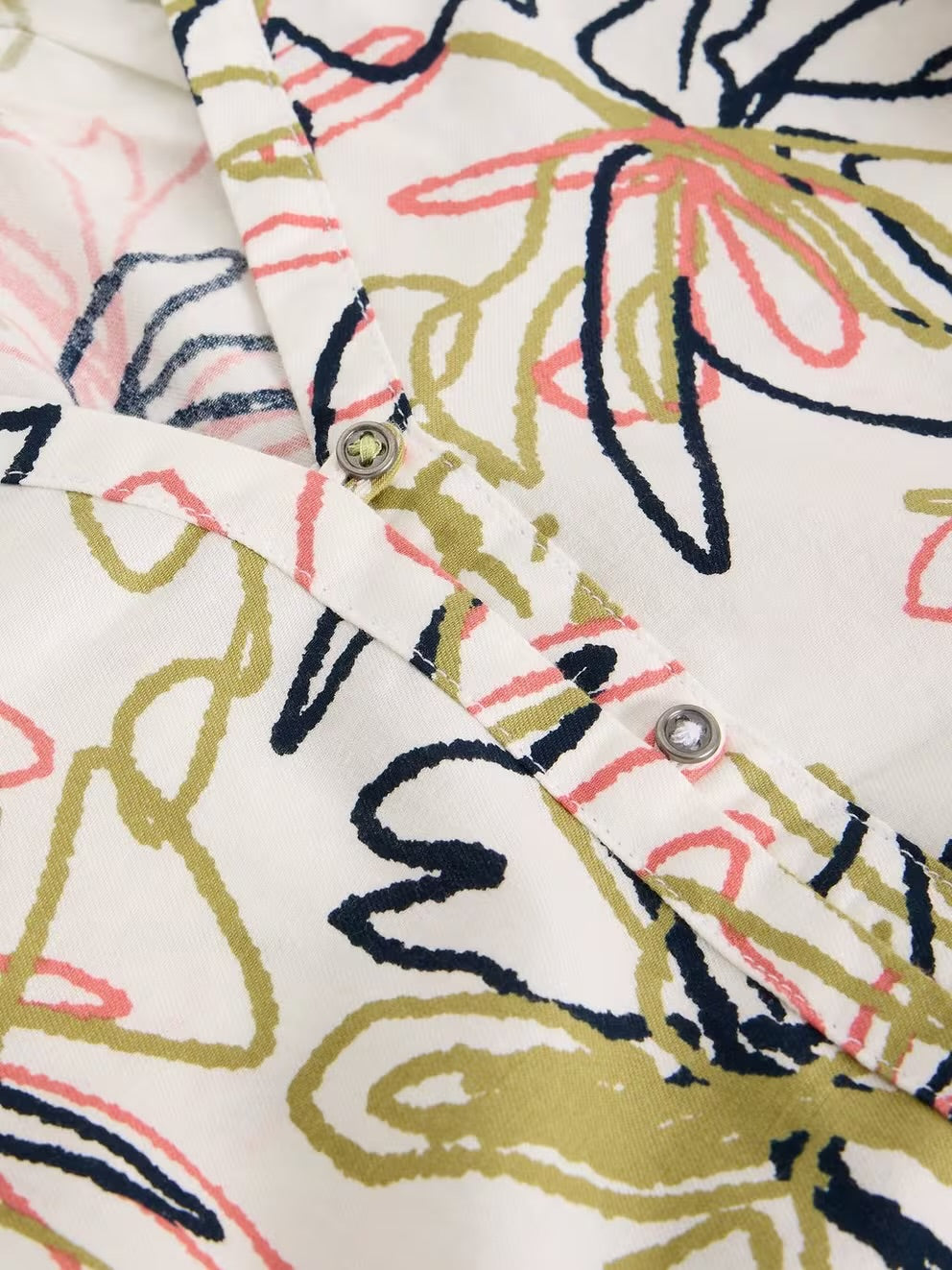 White Stuff Ruby Cotton Organic Top