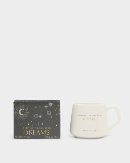 Katie Loxton Porcelain Mug- Creating The Life Of My Dreams