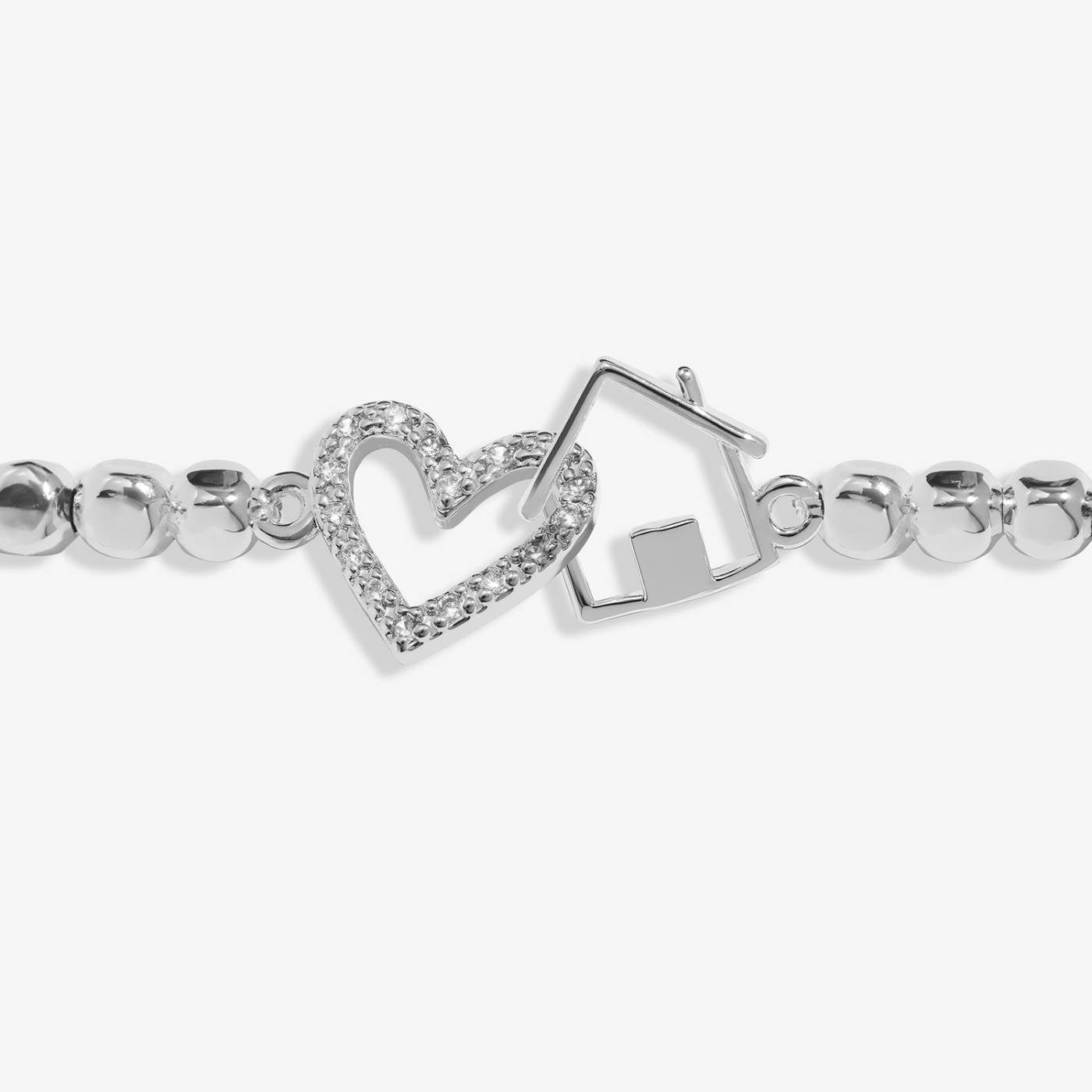 Joma Jewellery Forever Yours 'New Beginnings, New Home' Bracelet In Silver Platin