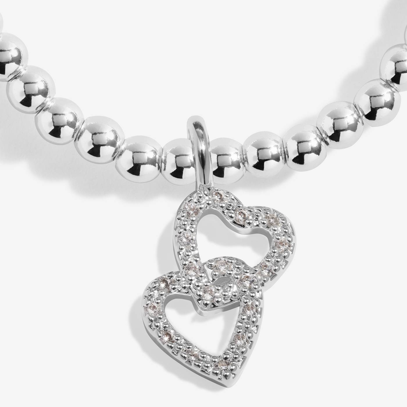 Joma Jewellery Confetti A Little 'Happy Birthday Friend' Bracelet In Silver Plating