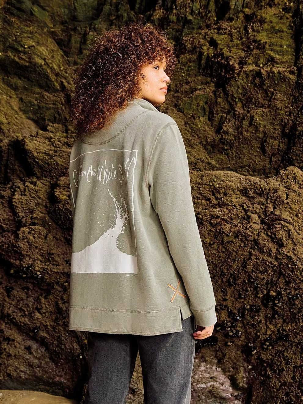 White Stuff Rewind ‘85 Half Zip Sweat
