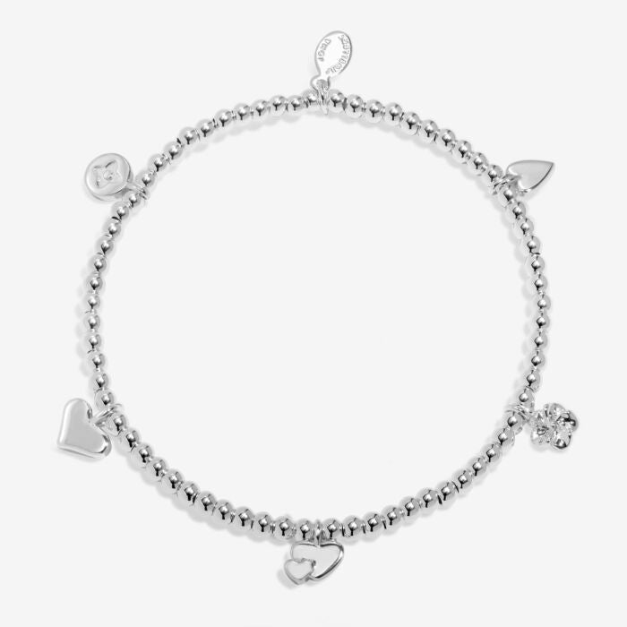 Joma Jewellery Life’s A Charm ‘Wonderful Mum ’ Bracelet Silver Plated