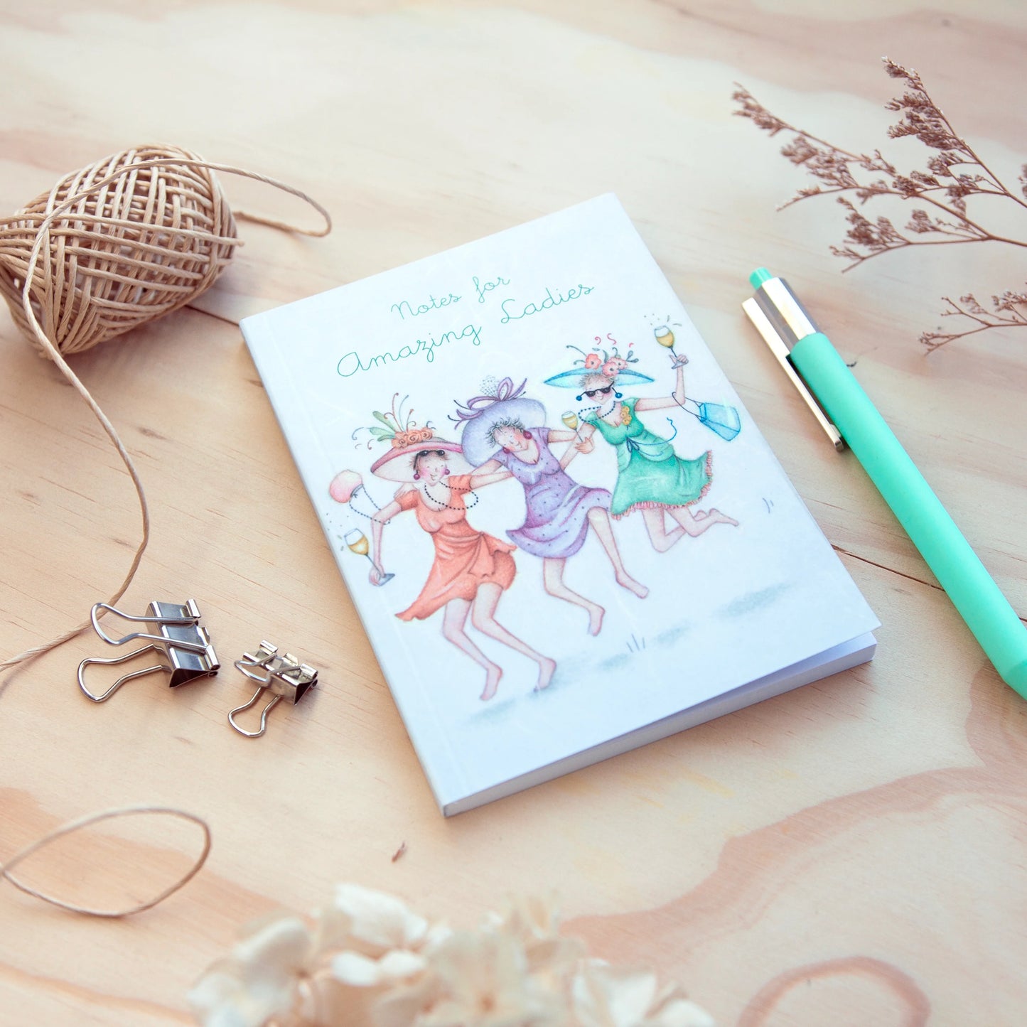 Berni Parker A6 Notebook Notes for Amazing Ladies