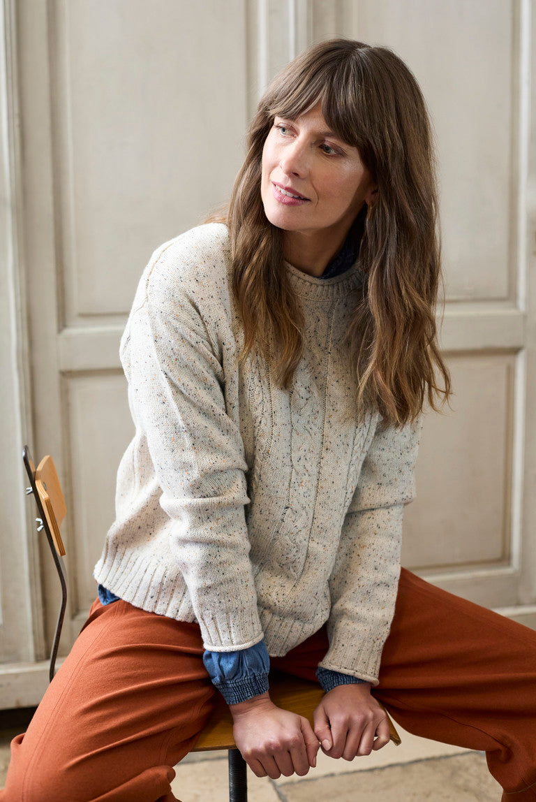 Lily & Me Pearl Knitted Crew Neck Jumper