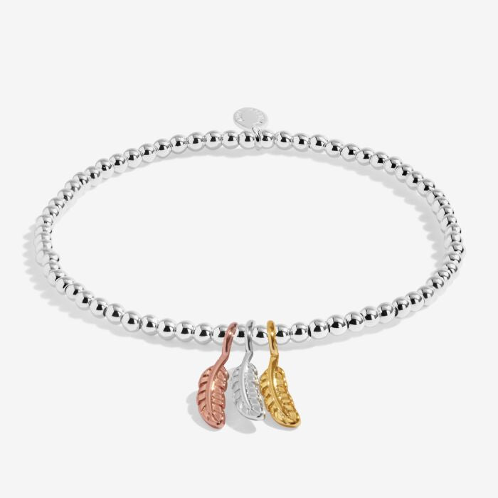 Joma Jewellery A Little Charmed Moments ‘Feathers Appear When Lived Ones Are Near’ Bracelet