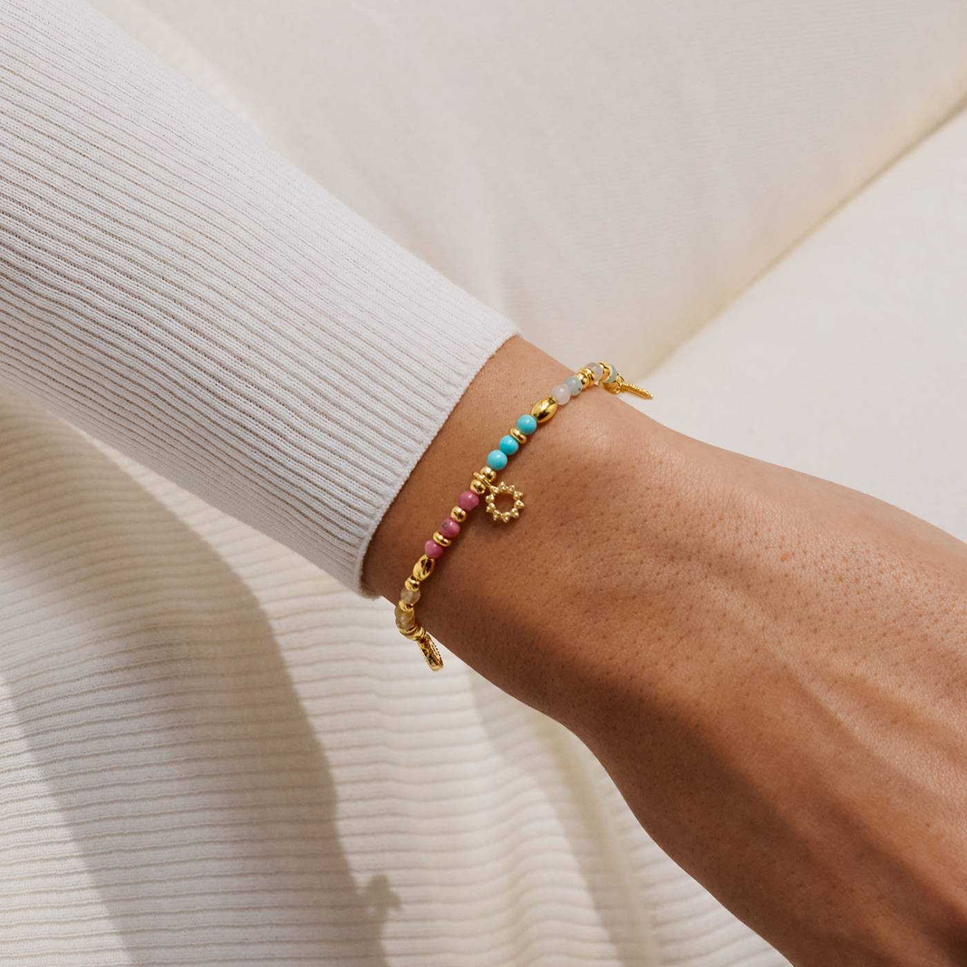 Joma Jewellery Affirmation Card ‘Positivity’ Bracelet