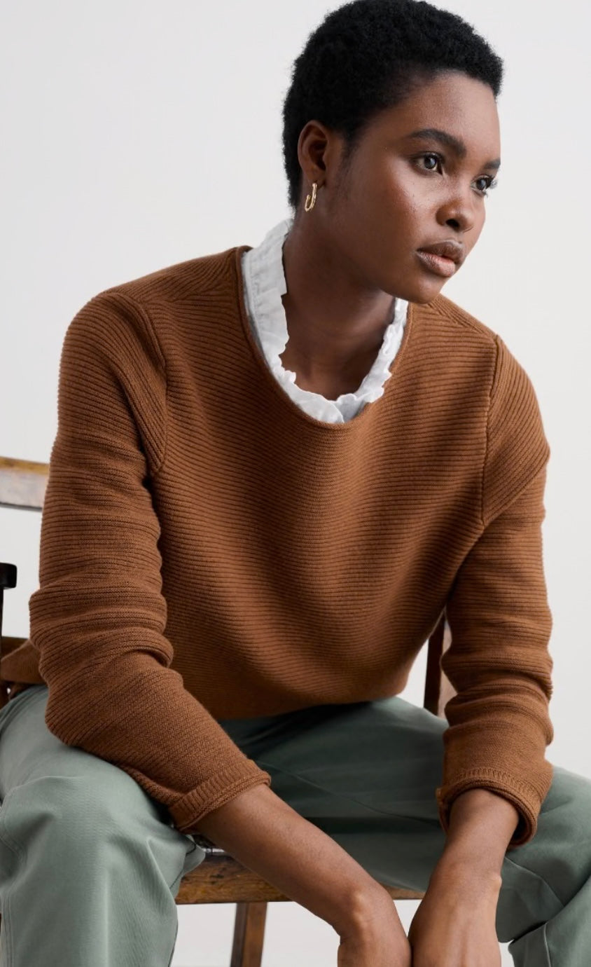 Seasalt Makers Cotton Jumper Toffee
