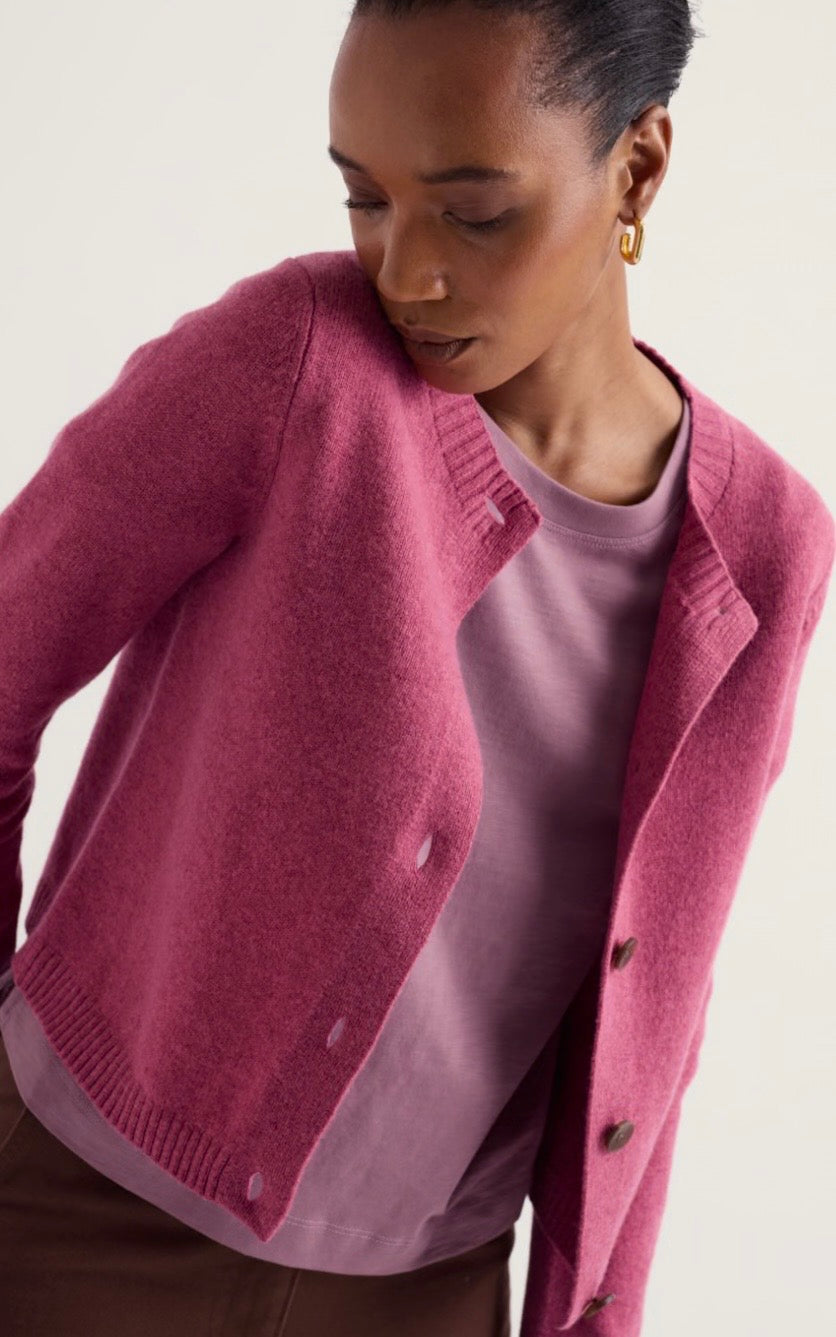 Seasalt Tern Tide Cardigan Rosa