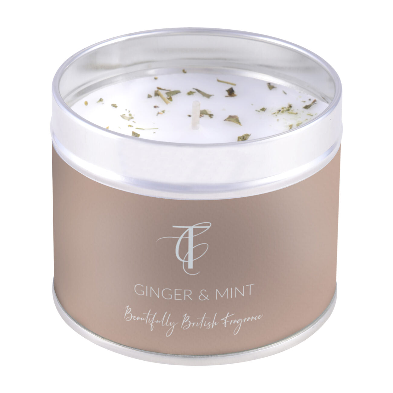 Clary Ginger & Mint Tin Candle