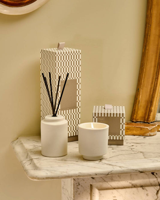 Katie Loxton Ceramic Sentiment Candle ‘Happy Home’