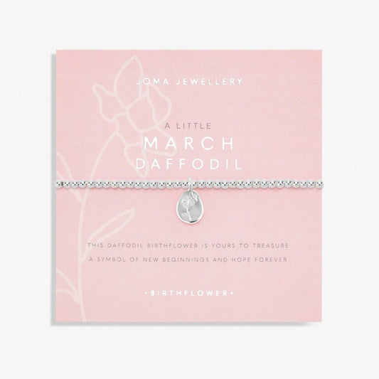 Joma Jewellery Birth Flower A Little 'March' Daffodil Bracelet