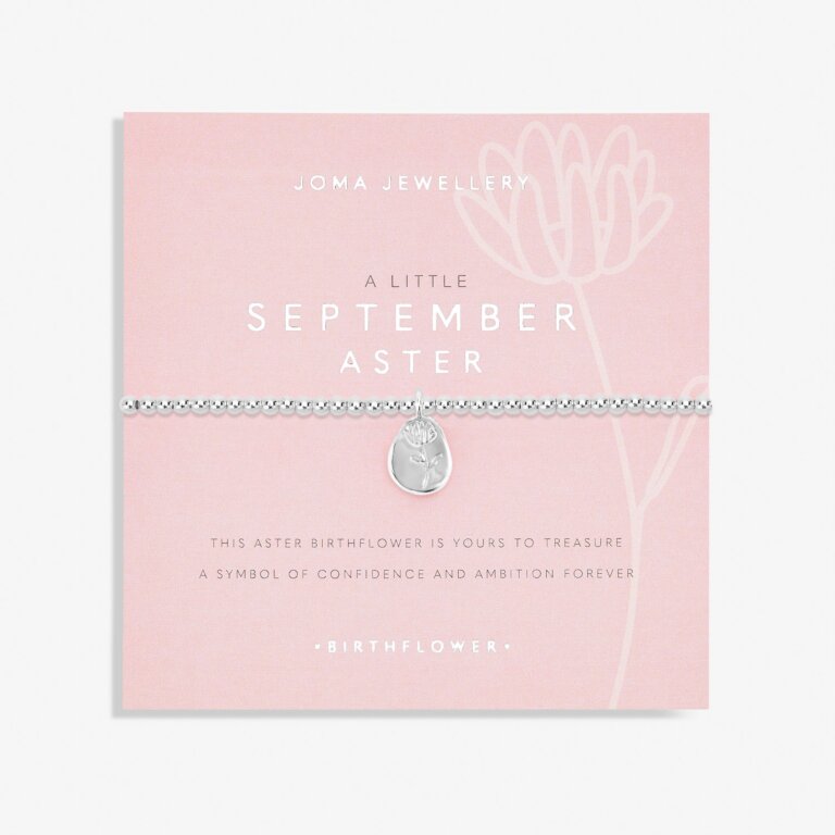 Joma Jewellery Birth Flower A Little 'September' Aster Bracelet