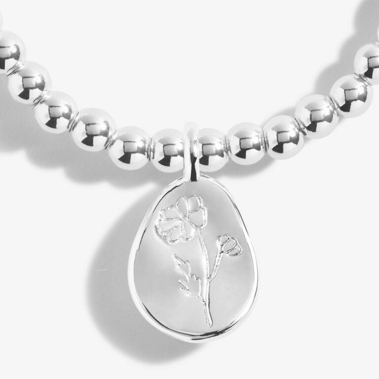 Joma Jewellery Birth Flower A Little 'October' Cosmos Bracelet