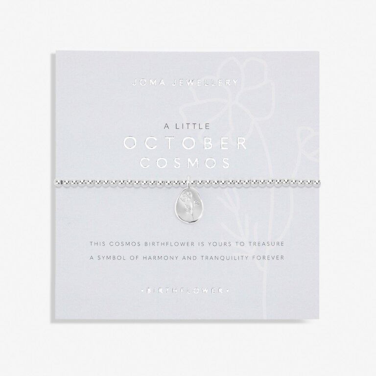 Joma Jewellery Birth Flower A Little 'October' Cosmos Bracelet