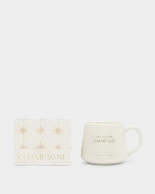 Katie Loxton Porcelain Mug- May Contain Champagne