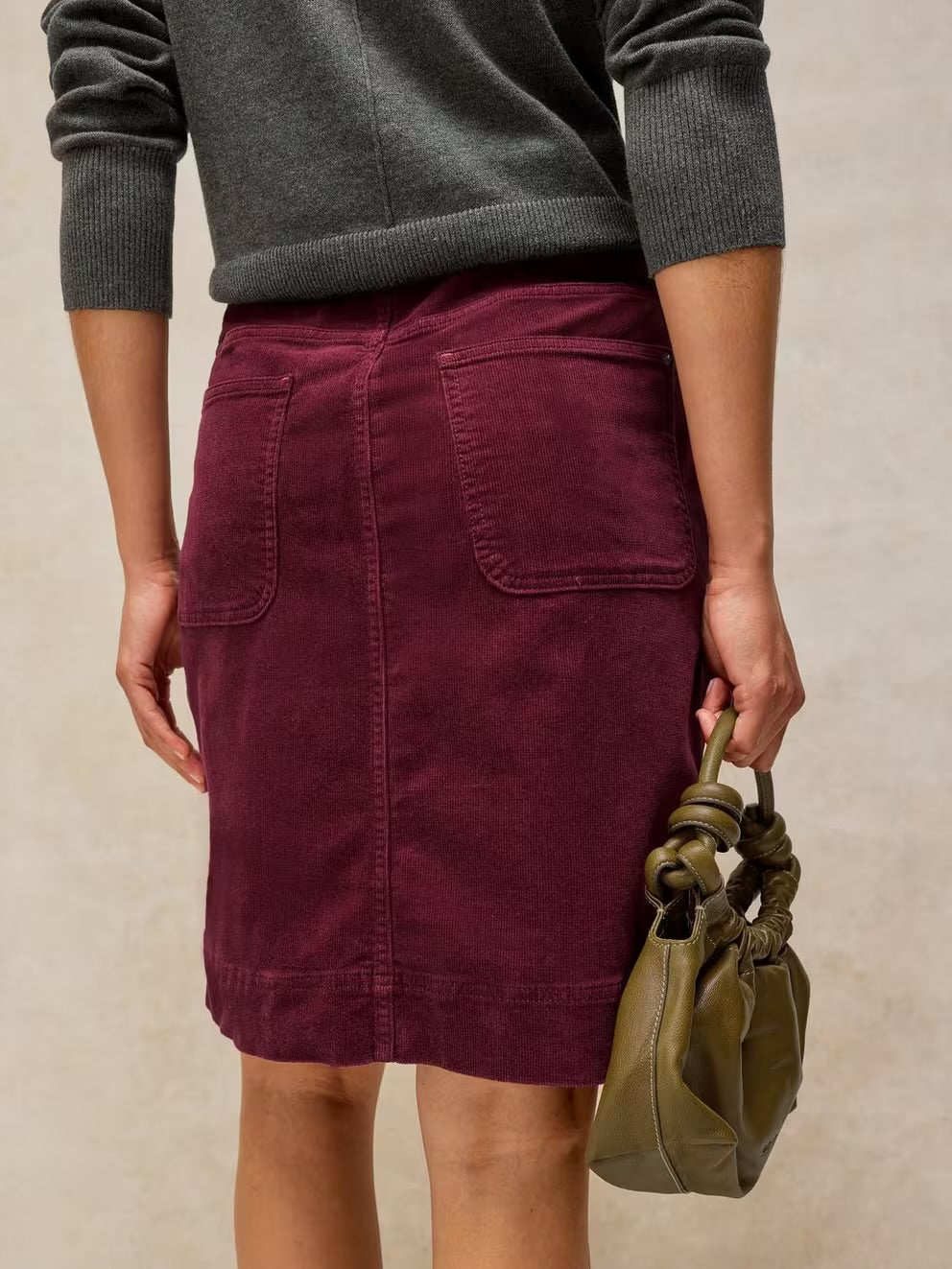White Stuff Tia Cord Skirt