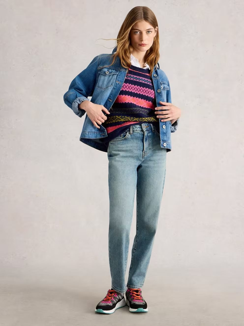 White Stuff Lottie Fairisle Tank