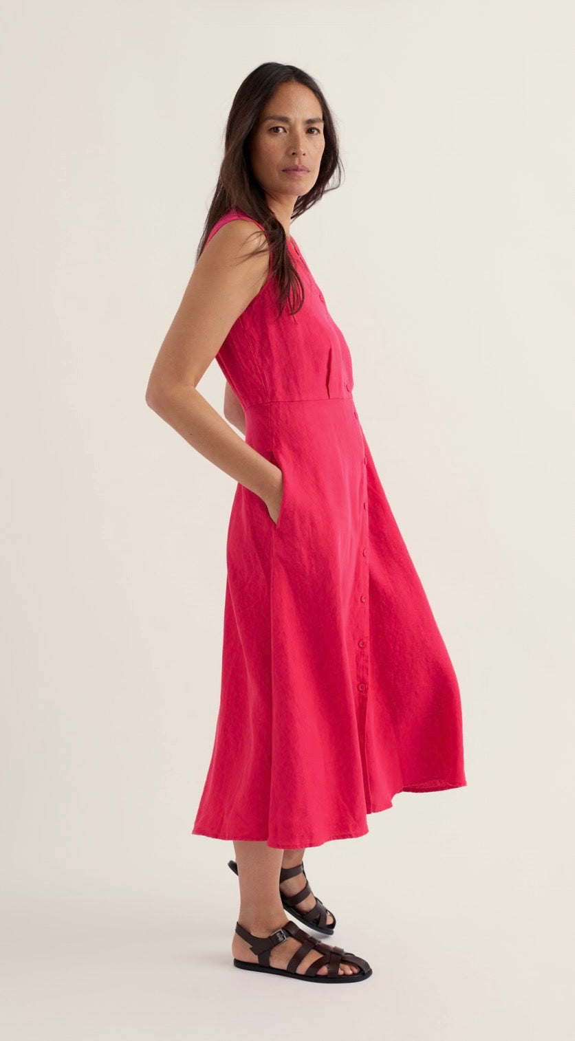 Seasalt Sleeveless Carved Wood Dress