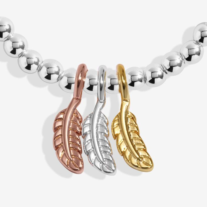 Joma Jewellery A Little Charmed Moments ‘Feathers Appear When Lived Ones Are Near’ Bracelet