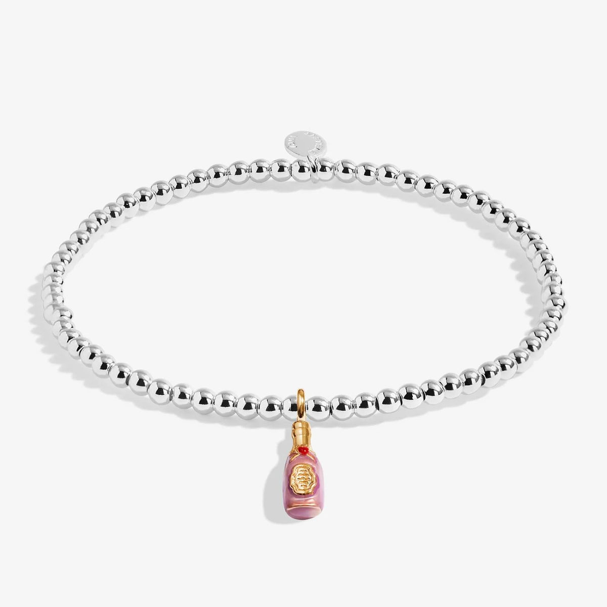 Joma Jewellery A Little Vibes 'Prosec Ho Ho Ho' Bracelet In Silver Plating