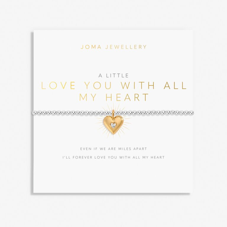 Joma Jewellery A Little "Love You With All My Heart” Bracelet