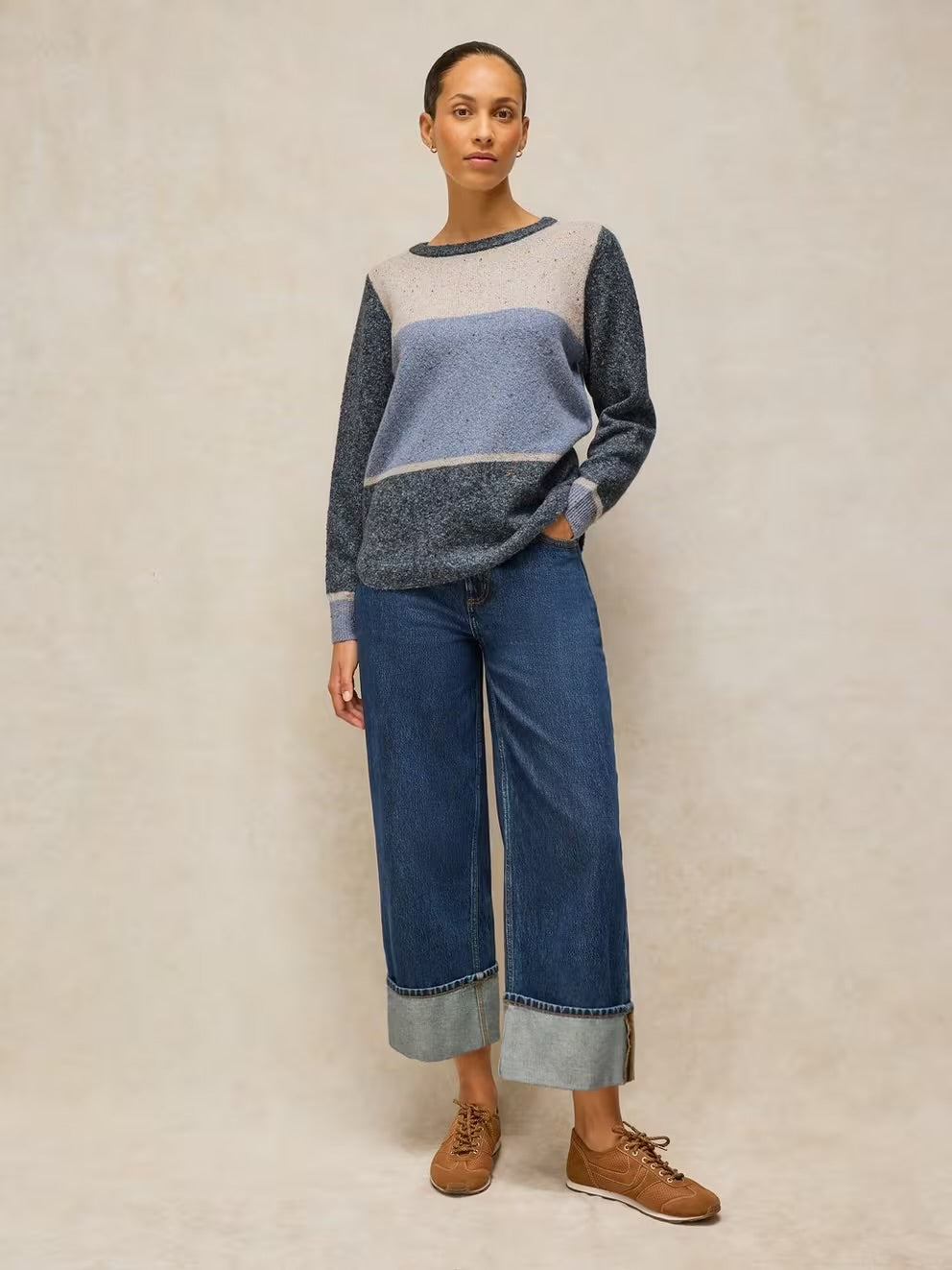 White Stuff Talia Nep Block Jumper