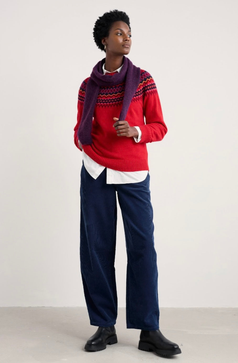 Seasalt Gurnard’s Head Fairisle Jumper in Lambswool