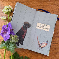 Alex Clark Pocket Diary 2027 - Delightful Dogs