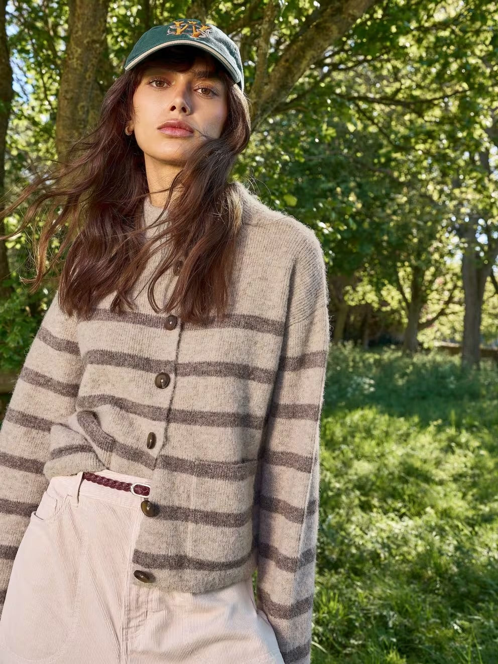 White Stuff Margot Stripe Cardigan
