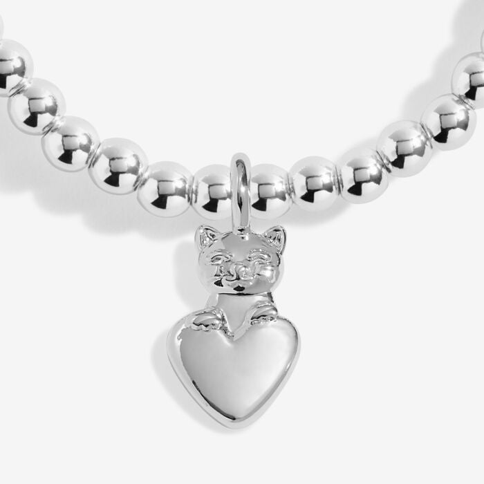 Joma Jewellery A little ‘Purr-fect Cat Mum’ Silver Plated Bracelet