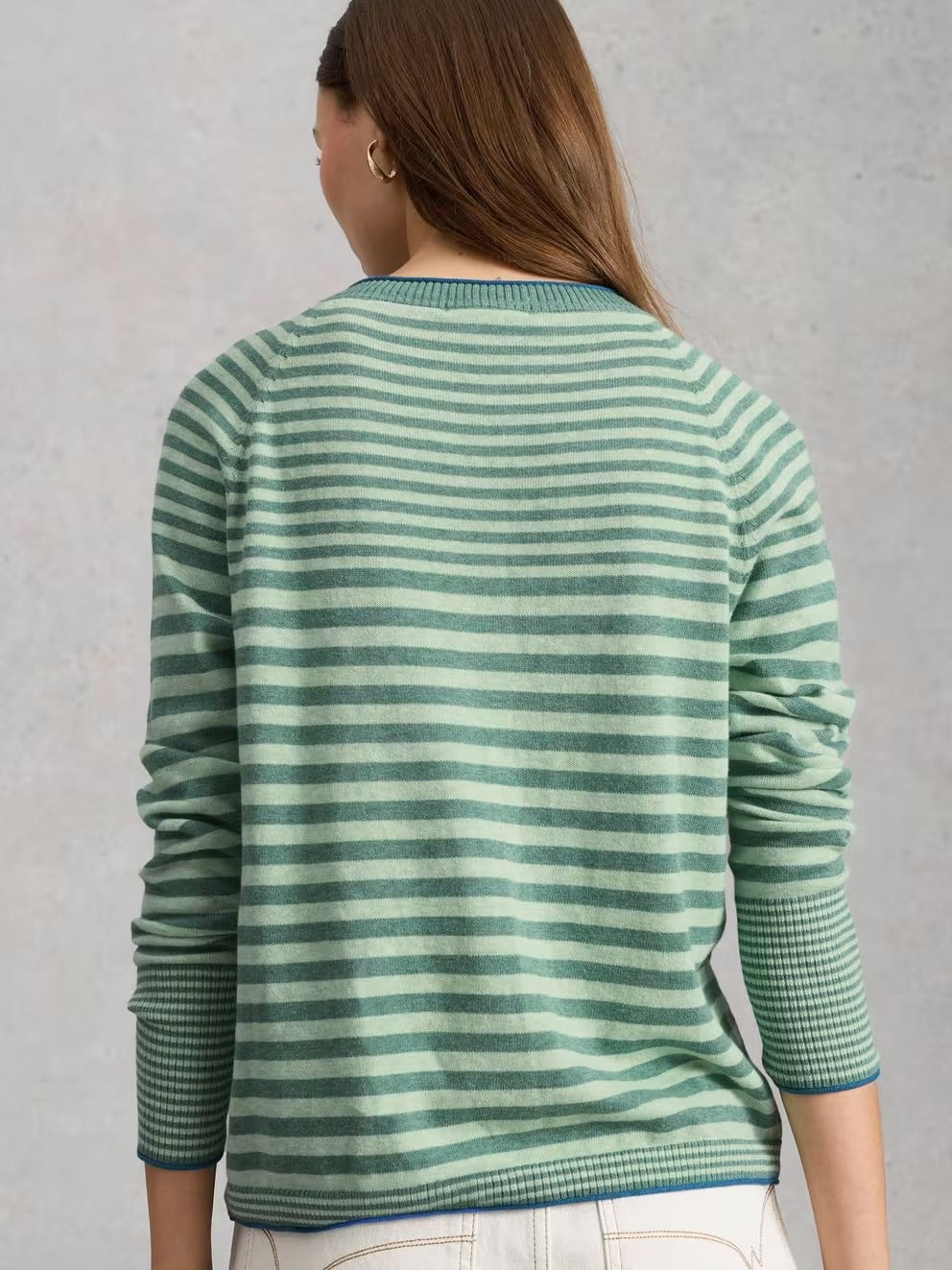 White Stuff Lulu Stripe Cardigan