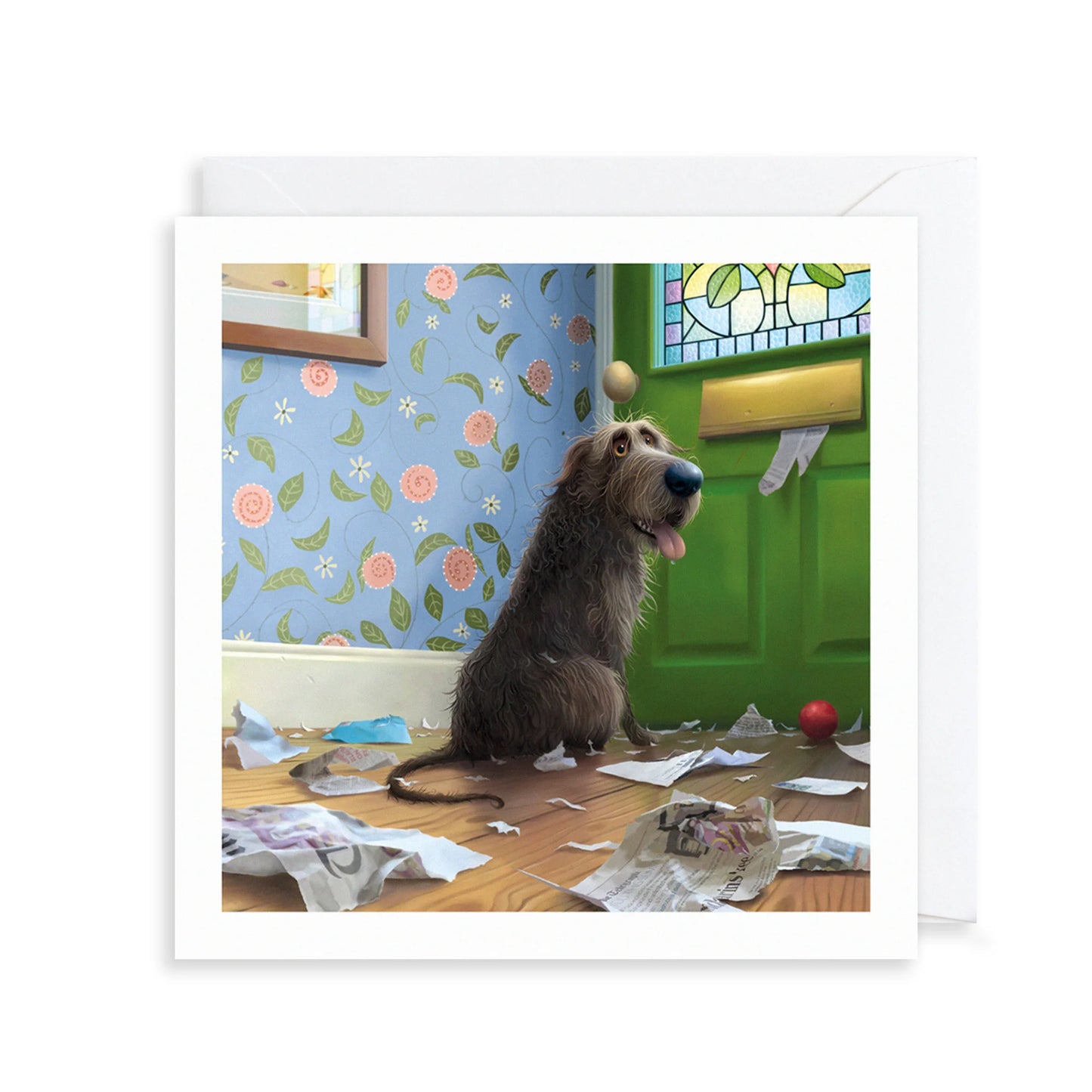 Toby the Dog Card Mail Time