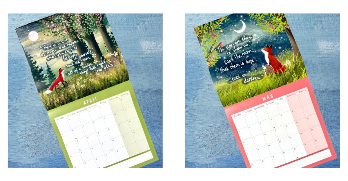 Fox Under The Moon Calendar