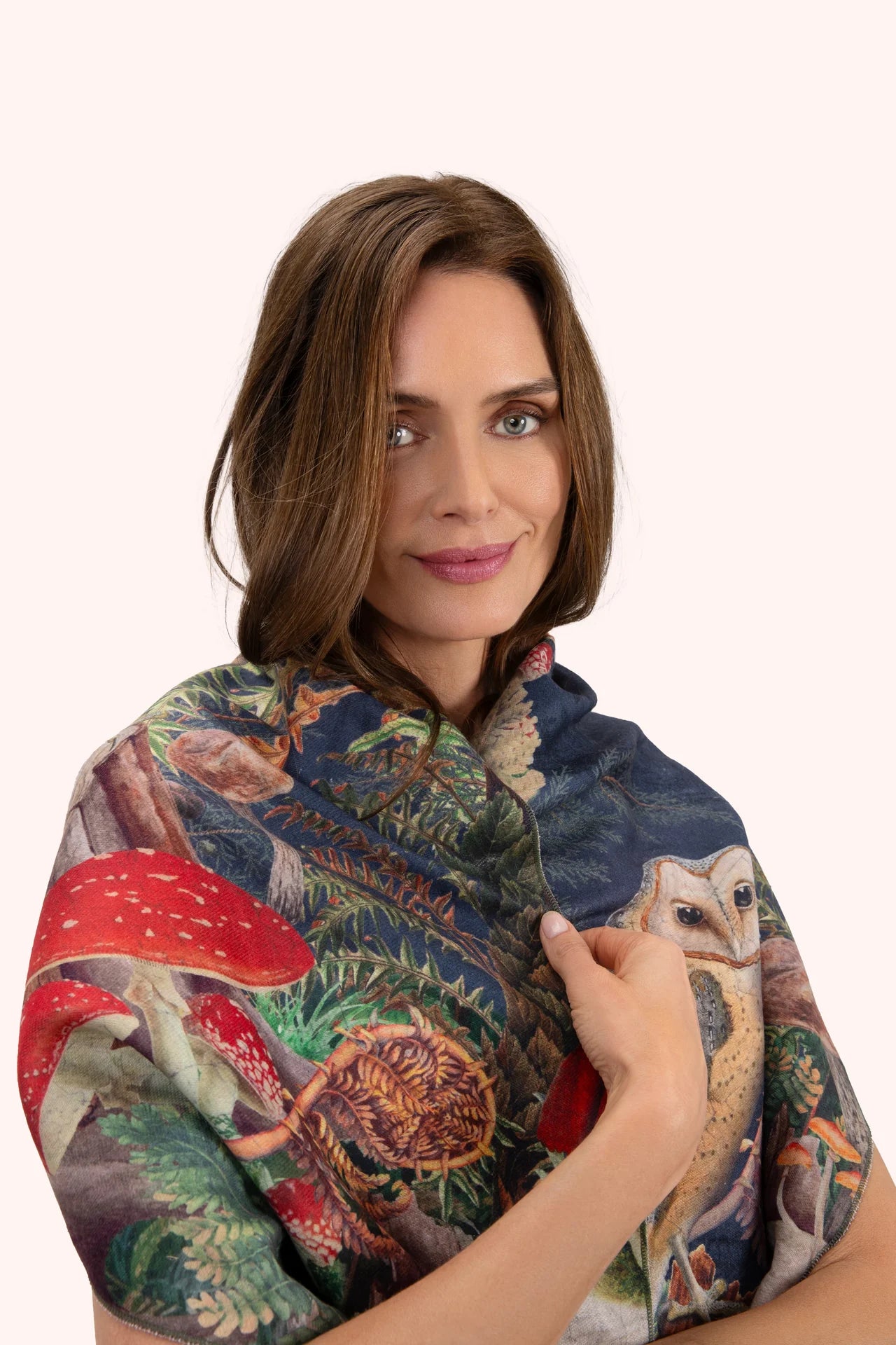 Powder Lux Scarf Owl