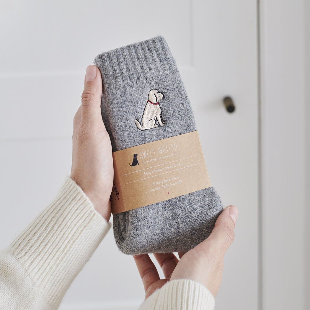 Sweet William Cockapoo/Labradoodle (Apricot)  Dog Walker Socks