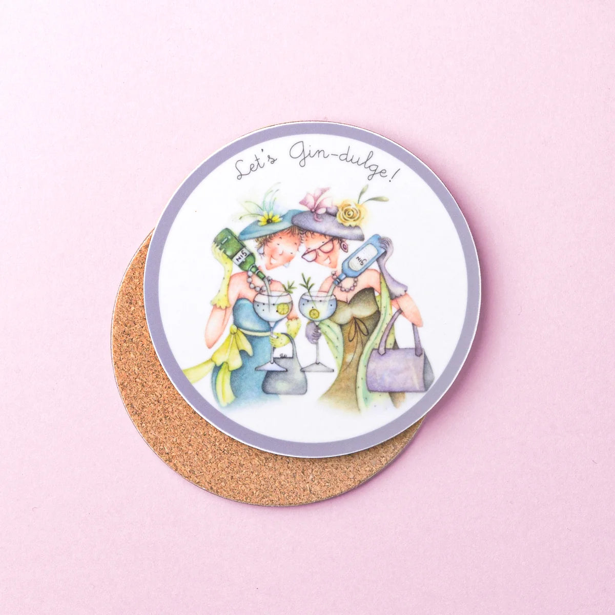 Berni Parker Coaster Let's Gin-dulge