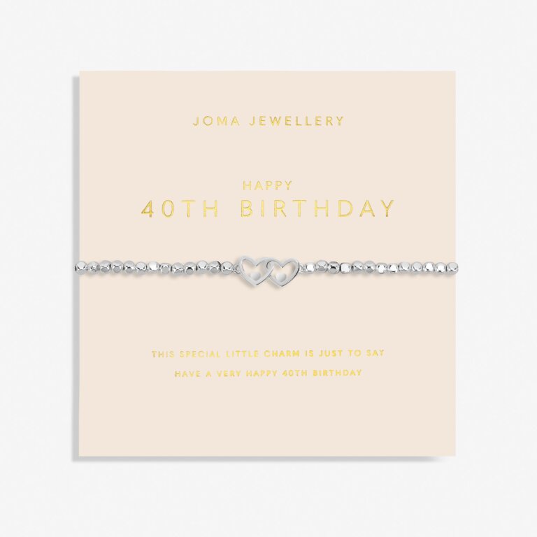 Joma Jewellery Forever Yours "40th Birthday" Bracelet