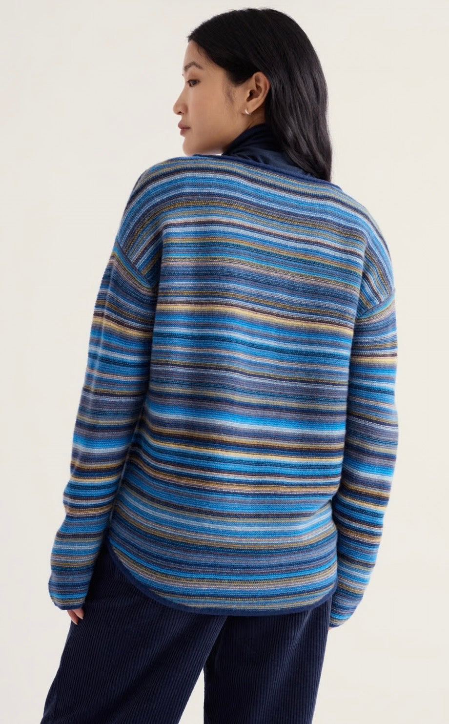 Fruity Jumper Ripple Marks Bright Marine Mix