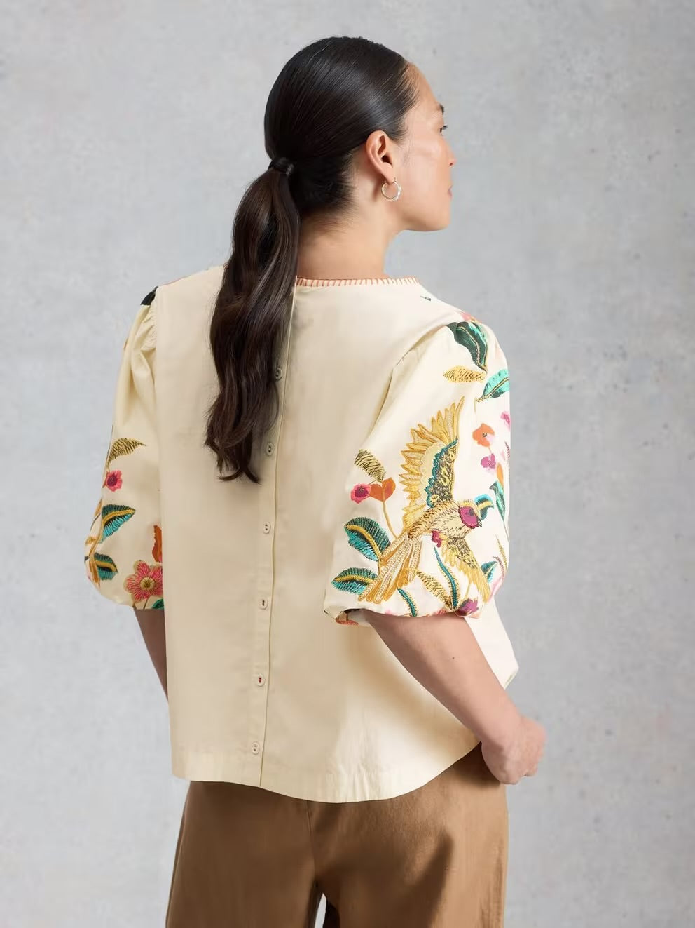 White Stuff Maeve Embroidered Top