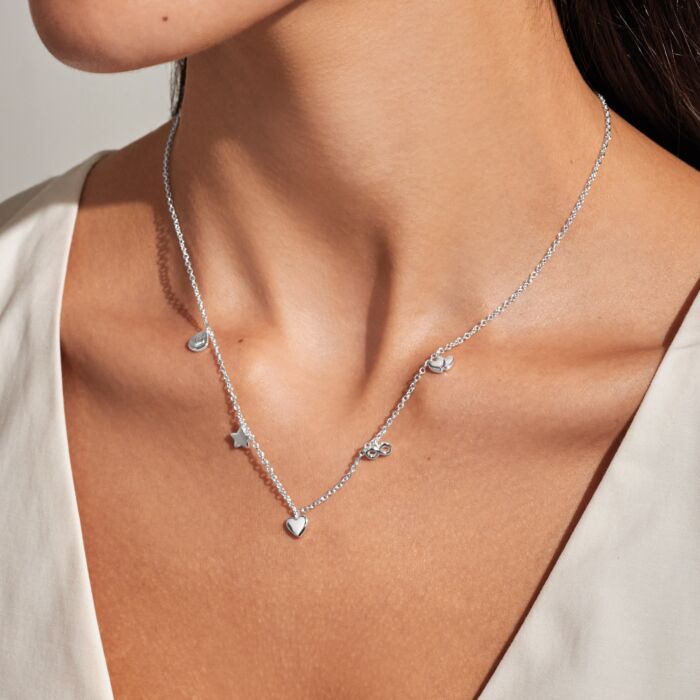 Joma Jewellery Life’s A Charm ‘Lovely Friend’ Necklace Silver Plated