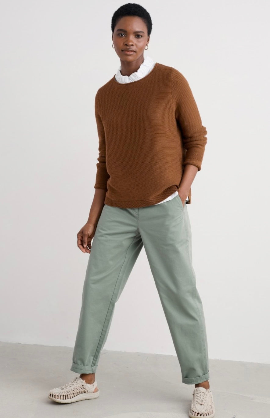 Seasalt Makers Cotton Jumper Toffee