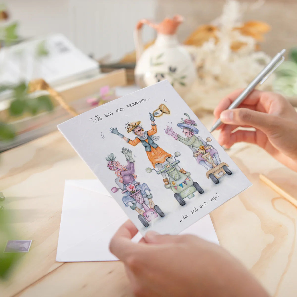 Berni Parker Designs We See No Reason Card